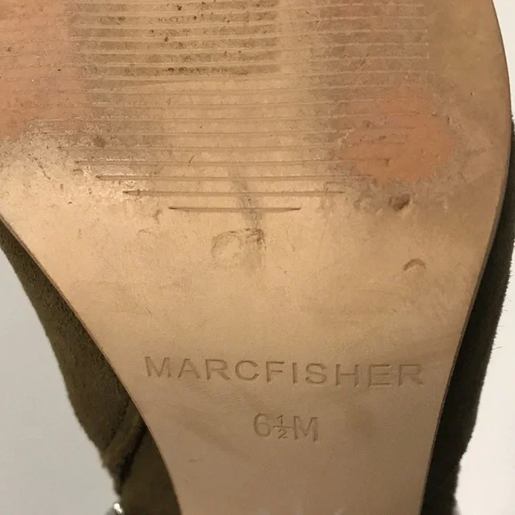 Marc Fisher Green Boots Size 6.5 - Picture 10 of 11